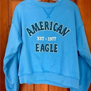American Eagle Outfitters Sky Blue Sweatshirt